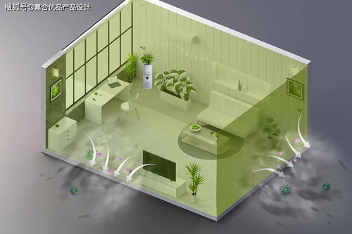 結(jié)合了美國航天局的靈感和花盆家居裝飾的凈化器產(chǎn)品設(shè)計